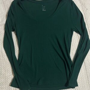 Target Deep Green Long Sleeve Tee